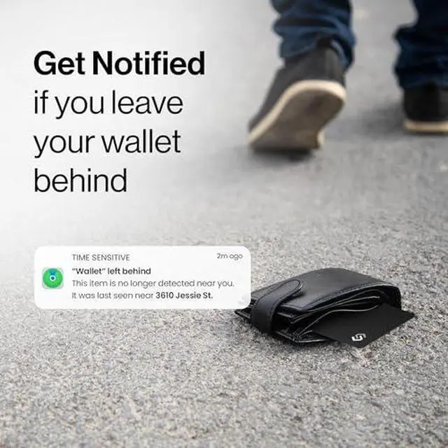 Alt view image 4 of 7 - SPOTMINDERS Apple MFi Certified Credit Card Wallet Tracker PRO Black & Pink (iOS Only) + Wireless Charger Bundle - Works with Apple Find My Tracking Card for Wallet Rechargeable Tag IP68 0.07in Slim