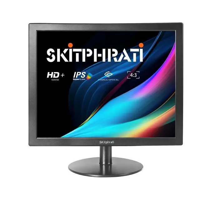 Main image of 15 Inch Monitor HD 1024 * 768 Screen with VGA, HDMI, 4:3 Aspect Ratio, 60 Hz, VESA Mountable, TN Panel Monitor for PC, Computer, Laptop, Raspberry Pi, Black