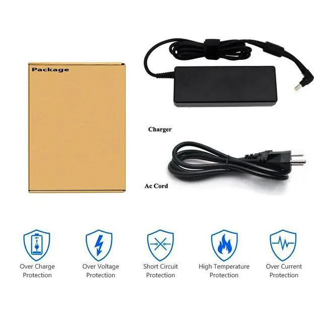 Alt view image 6 of 7 - CF-19 Charger 110W 15.6V 7.05A CF-AA5713A M2 for Panasonic Toughbook CF-31 CF-53 CF-52 CF-54 CF-33 CF-74 Laptop AC Adapter CF-AA5713A M1 with Power Cord 5.5 * 2.5mm