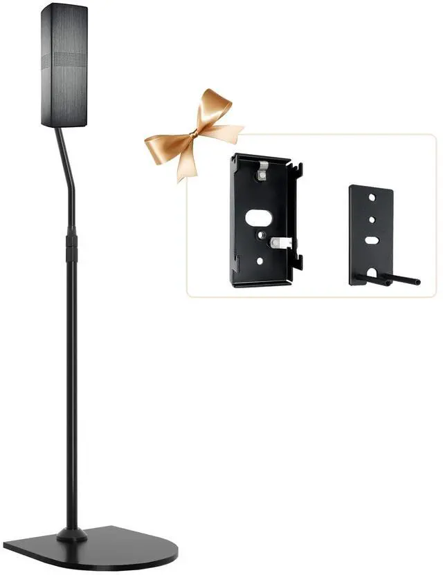 Main image of Pack of 1 Height Adjustable Stand for Bose Speaker Stands, with Slideconnect Bracket, for Surround 700, OmniJewel Lifestyle 650, CineMate GS Series II, for Bose 700 Speakers Stands