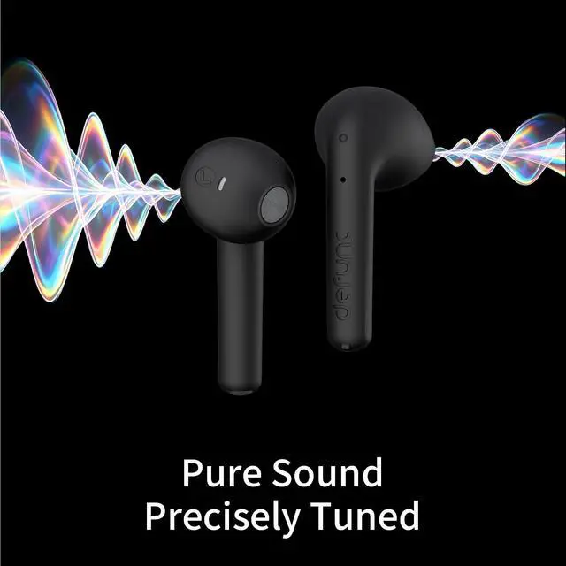 Alt view image 3 of 7 - True LITE II Wireless Earbuds Bluetooth 6.0, Semi in-Ear Headphones with ENC Clear Calls, Low Latency, 20H Playtime, IPX4 Waterproof, Comfortable Fit with AI App Support