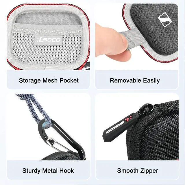 Alt view image 3 of 7 - Carrying Case for Sennheiser Momentum True Wireless 4/3 Smart Earbuds - Black (Case Only)