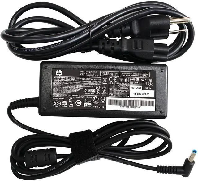 Main image of 45w Smart ac Adapter Fit for HP 741727-001 721092-001 719309-001 TPN-CA14 L25296-002 Stream11 13 14 Pavilion 14 15 Elitebook G3 G4 ProBook G2 G3 G4 13252 19.5V 2.31A Power Charger Cord with Blue Tip