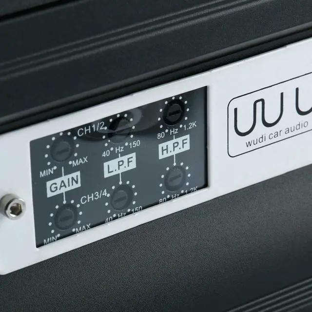 Alt view image 7 of 7 - 4 Channel High Power Amplifier - Slim Stereo 4 Channel Car Audio Stereo Amplifier Amp 4Ohm