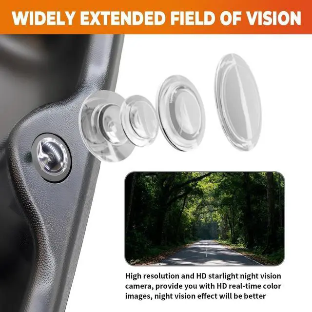 Alt view image 2 of 7 - Tailgate Handle Backup Camera Fit 1999-2006 Silverado/Sierra 1500 | 1916102,Fit 1999-2006 2500 3500 HD Pickups Reversing Rear View Park Assist Camera W/12V Power Cable 15046512 15228539