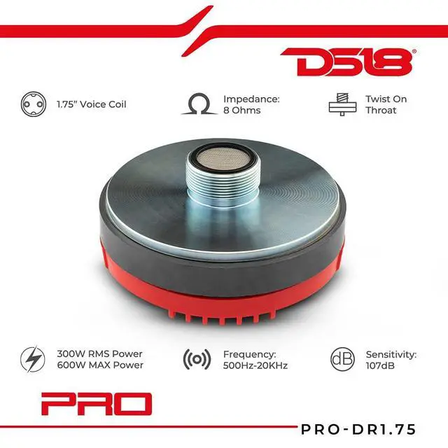Alt view image 2 of 7 - Audio PRODR1.75 1.75" Titanium Screw ON Driver