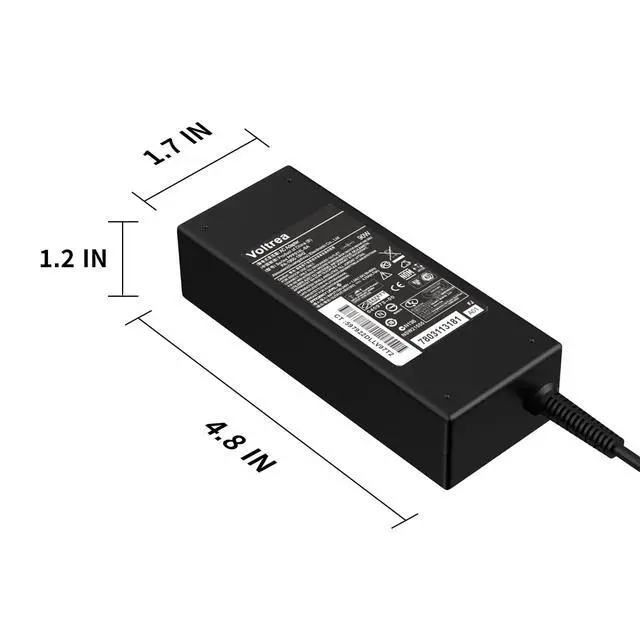 Alt view image 4 of 7 - 90W 4.47A Ac Adapter Compatible with HP All in one 20 22 24 460 205 ProDesk 400 600 G1 G2 G3 G4 G5 G6 EliteDesk 800 G2 G3 G4 Zbook 14U 15U 693712-001 L40098-001 773553-001 Desktop Power Cord
