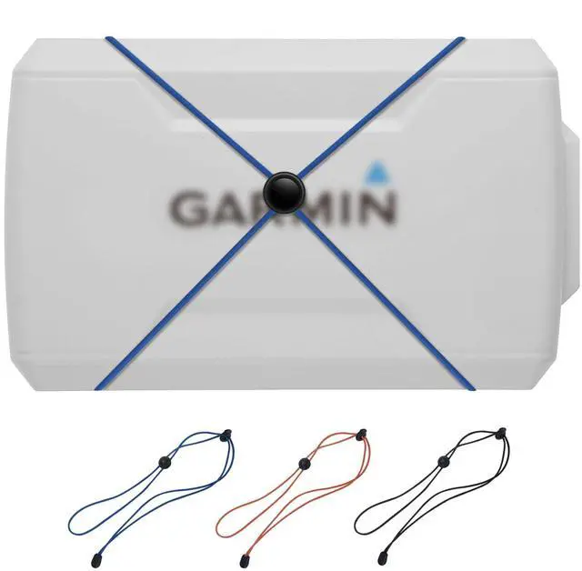 Main image of 3 PCS Fishing Graph Cover Straps - Keep Your Fishing Graph Cover Secure During Travel with Easy-to-Adjust Fish Finder Bungee Straps