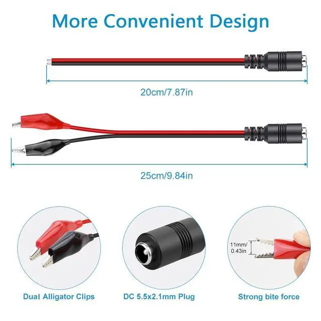 Alt view image 4 of 7 - 72W Adjustable Universal Power Supply DC 3.5V-24V 3A AC/DC Adapter | LED Voltage Display,16 Tips,Polarity Converter,Alligator Clips,DC Pigtail Power Cable,for LED Strip,Camera,CCTV,Printer