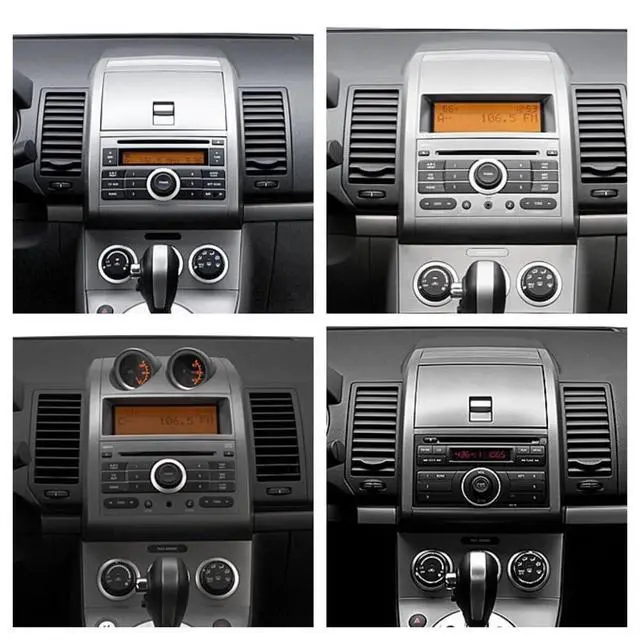 Alt view image 2 of 7 - 7 inch Touchscreen Car Stereo for 2007-2012 Nissan Sentra, Android 13 Car Radio with Carplay & Android Auto GPS Navigation BT Mirror Link WiFi Backup Camera 2+32G