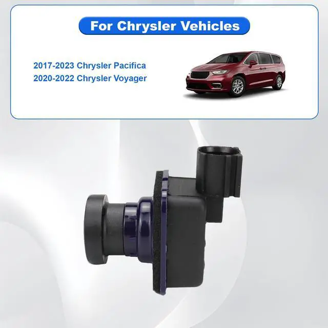 Alt view image 2 of 7 - Rear View Backup Camera for Chrysler Pacifica Voyager | 2017 2018 2019 2020 2021 2022 2023 17 18 19 20 21 22 23 3.6 68227397AH