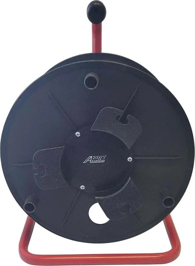 Alt view image 3 of 4 - Audio2000'S ADC271C Deluxe Portable Cable Reel/Cord Reel, Capacity: 720 feet of 6mm Cable/Cord