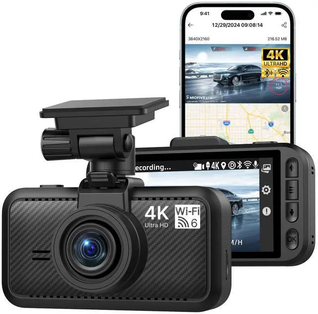 Main image of S1 E 4K Dash Cam Front - 2160P UHD Car Dashboard Camera with 3" IPS | Built-in WiFi, GPS Tracking, Smart App Control, WDR Night Vision, 24H Parking Monitor, Emergency G-Sensor, Loop Recording