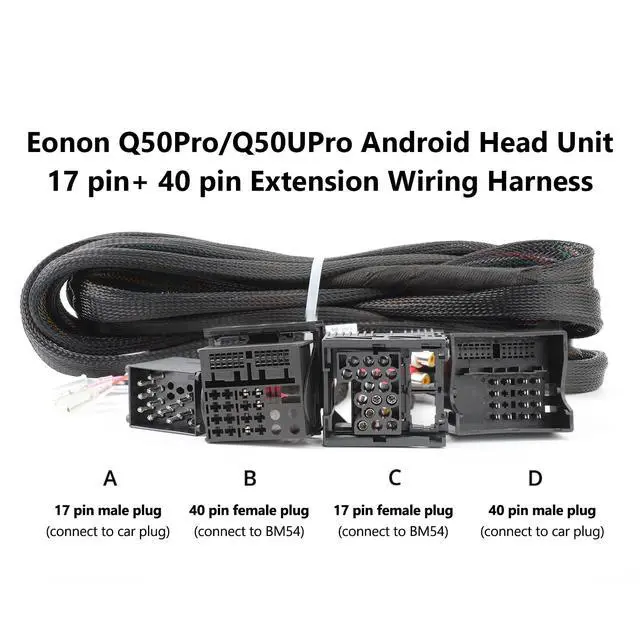 Alt view image 4 of 7 - A0590 5.5m Extension Harness Cable for BMW 3 Series 5 Series | Premium oxygen-free copper wiring, durable shielding Only compatible with E39X7A/E46X7A/E46X6S2/E39X7S
