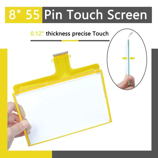 Alt view image 2 of 6 - 8" 55 Pin Touch Screen Glass Digitizer Compatible with 15-18 Suburban | Tahoe Colorado Silverado Canyon Sierra MYLINK Navigation Raido DJ080PA-01A DJ080PA-01G