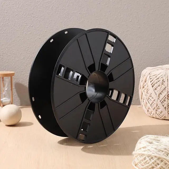 Alt view image 7 of 7 - Small Cord Reel, Portable Open Wire Spool Organizer | Empty plastic cable storage reel for extension cord Ethernet cable, RV, camping, motorhome, garage, workshop