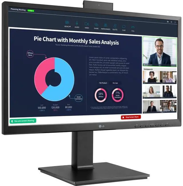 Main image of 24BP750C-B 24" Monitor, 1920X1080, IPS, HDMI Display Port USB 3.0 USB-C