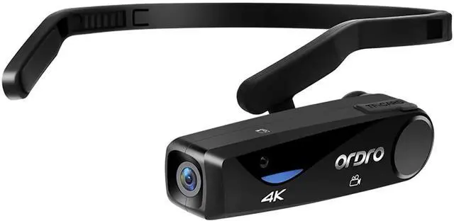 Main image of Camcorder 4K Head Mounted Camera EP6 Wearable Video Camera FHD 1080P 60FPS Vlog Video Recorder WiFi Hands-Off Camera Webcam (32GB Memory Card Included)