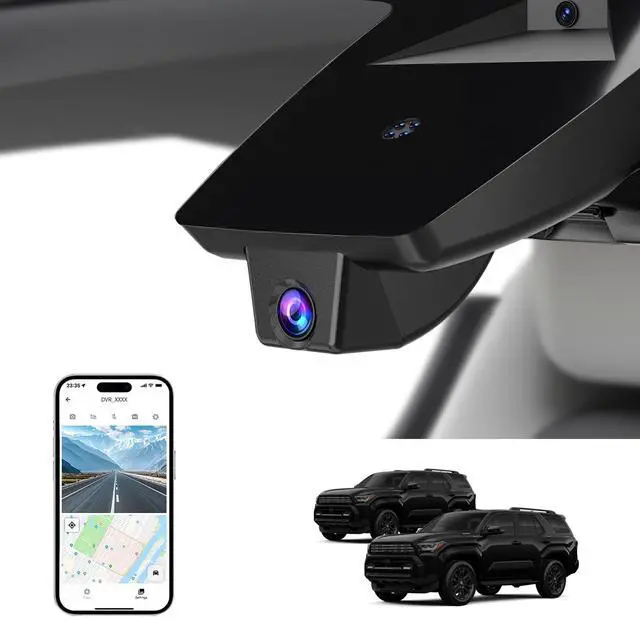 Main image of Front 4K Dash Cam for Toyota 4Runner 2020-2024,OEM Look,Plug & Play | UHD 2160P Video,Built-in WiFi & APP,Loop Recording,G-Sensor, f/1.6 Aperture,No Wiring,Hidden OEM Style,64GB Card