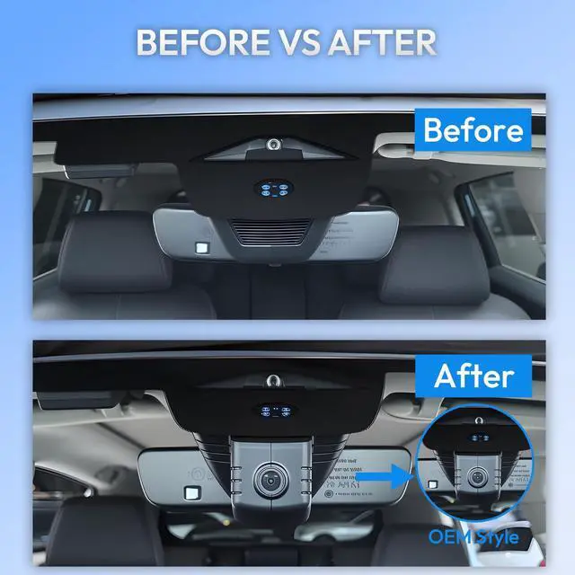 Alt view image 2 of 6 - OEM Style Front Dash Cam for Honda HR-V 2023-2026 | Front 4K, 64GB Card, Hidden Design, Plug&Play, Easy Install, Loop Recording, G-Sensor, Free App