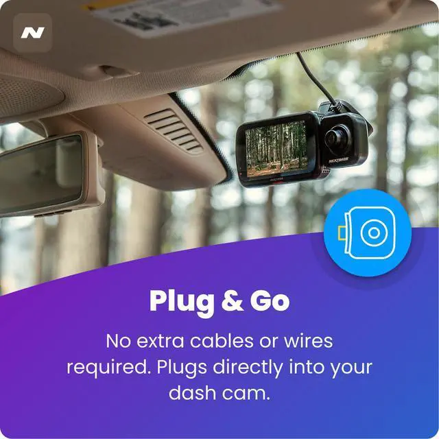 Alt view image 7 of 7 - Dash Cam Add-On Rear View Exterior Camera Compatible 322GW 422GW 522GW 622GW-Black