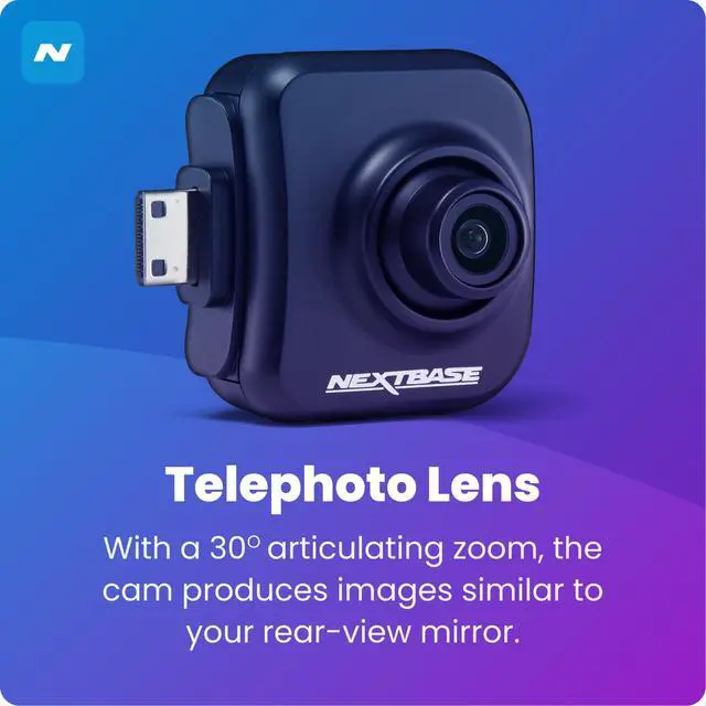 Alt view image 5 of 7 - Dash Cam Add-On Rear View Exterior Camera Compatible 322GW 422GW 522GW 622GW-Black