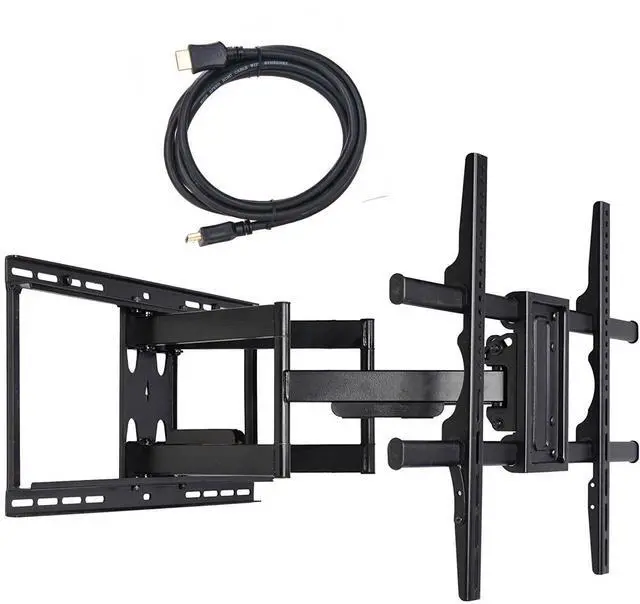 Main image of 24 inch Extension Full Motion Swivel Articulating TV Wall Mount Bracket for Most 40"-90" LED LCD OLED UHD Plasma Flat Screen TV with VESA 684x400,600x400,400x400,200x200mm MW480B BCL