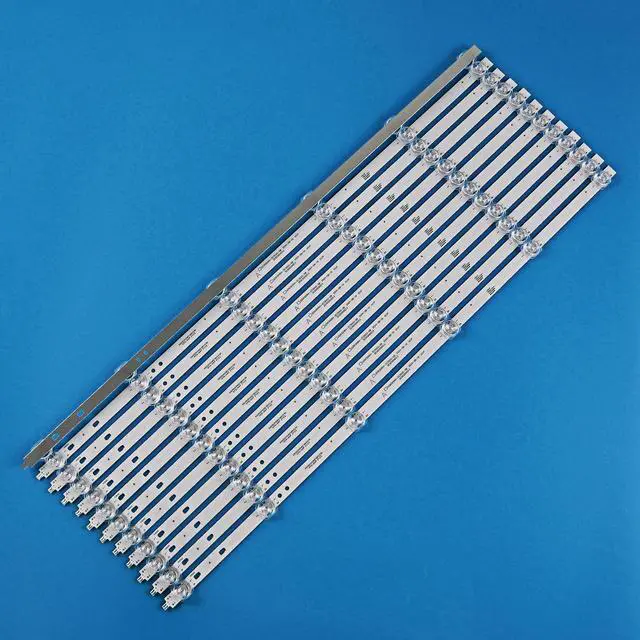 Alt view image 6 of 7 - 12 Pieces (A) LED Backlight Strips for ONN 100012587 LED65D06A-ZC56AG-08 6S1P 30365006013 65V81 LU65C61 LU65J71 LS65AL88A81 RCA RTRQ6522-US