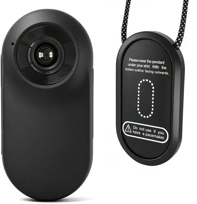 Main image of Mini Body Camera with Memory Card, 26g Action Camera, Black | 1" Screen,16GB Memory Card,Wearable,Waterproof,Thumb-size,Action Cam,Necklace Camera,POV,Hiking,Diving,Sports,Running,Surfing