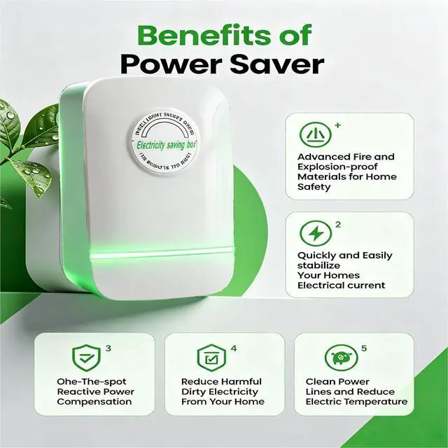 Alt view image 4 of 6 - 6 Pack Stopwatt Smart Power Device, US Plug 90V-250V Up to 30KW, Voltage Stabilizer, Stop Watt Plug-in for Home & Office