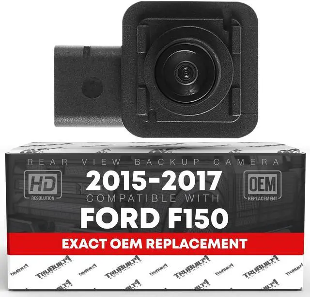 Main image of Rear View Backup Camera - Compatible with 2015-2017 Ford F-150, 2018-2019 Ford Lobo - Reverse Park Assist Camera Replacement - OEM FL3Z19G490D, 590-080
