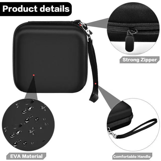 Alt view image 4 of 7 - Travel Router Case Compatible with NETGEAR Nighthawk M7 Pro/ M6 M6 Pro MR6150 6500/ M5 5G MR5200 5100/ M1 M2 Mobile Hotspot. WiFi Router Storage Carrying Holder with Mesh Pocket (Box Only)