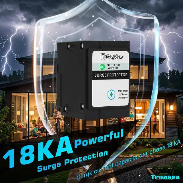 Alt view image 3 of 7 - Type BR Whole-Panel Circuit Breaker Surge Protective Device (3 Pack)