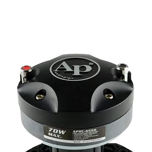 Alt view image 2 of 4 - APHC-4550 Car Audio Compression Driver with ABS Horn Combo for High Frequency Vehicle Stereo or Radio Listening, 3.5 Inch