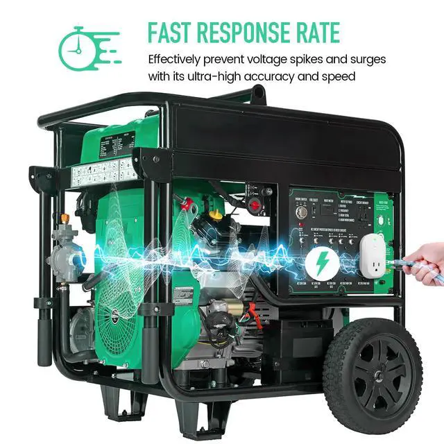 Alt view image 4 of 7 - Generator Electromagnetic Protector, EMP Protection, Plug Into the Socket of Inverter & Generator, Withstand Multiple High-Voltage Surges, for Home Backup, Emergencies, Grid outages