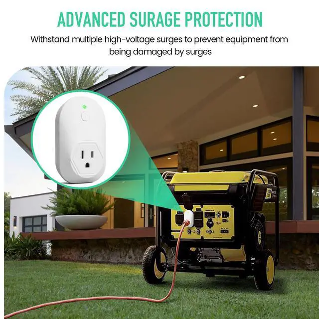 Alt view image 7 of 7 - Generator Electromagnetic Protector, EMP Protection, Plug Into the Socket of Inverter & Generator, Withstand Multiple High-Voltage Surges, for Home Backup, Emergencies, Grid outages