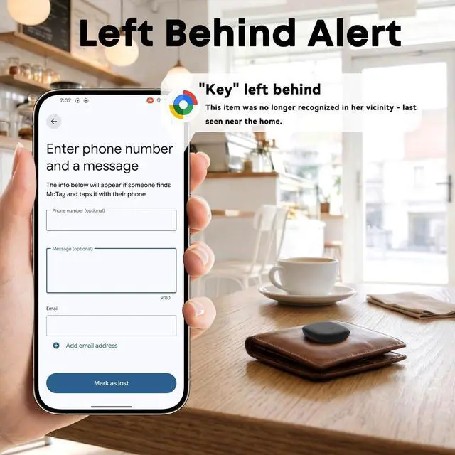 Alt view image 5 of 7 - Air Tracker Tags-4 Pack for Android, Bluetooth Luggage Tracker Anti Lost Keys Finder/Item Locator with Holder Case Work with Google's Find Hub for Key, Backpack, Luggage, Wallet, Precise Position