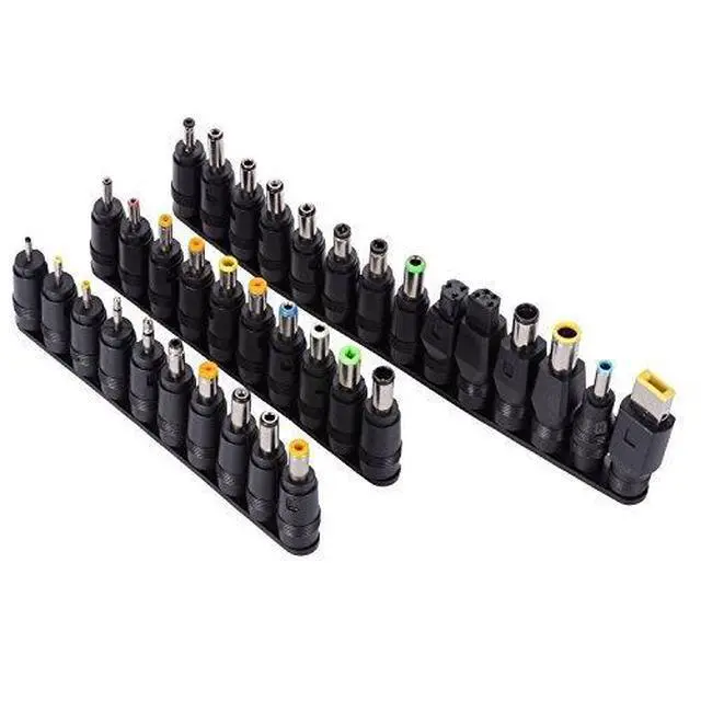 Alt view image 7 of 7 - 34pcs Universal Laptop DC Plug Set, Adapter Jack Tips | Fits Lenovo, Toshiba, Dell, HP, Asus, Most Laptops, Input DC Plug Set, Notebook Power Connectors, Replacement Adapters