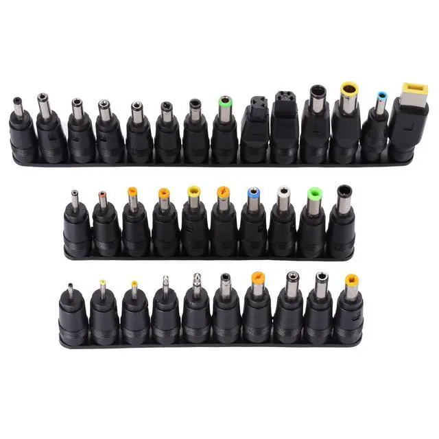 Alt view image 4 of 7 - 34pcs Universal Laptop DC Plug Set, Adapter Jack Tips | Fits Lenovo, Toshiba, Dell, HP, Asus, Most Laptops, Input DC Plug Set, Notebook Power Connectors, Replacement Adapters