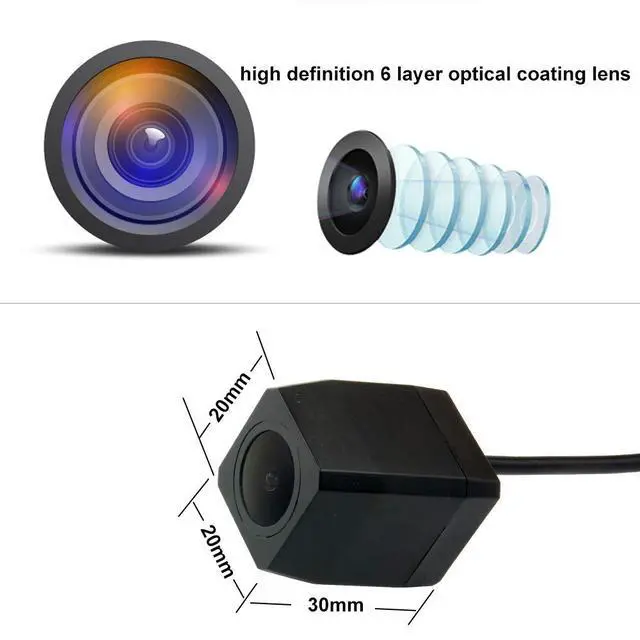 Alt view image 3 of 7 - Full HD Car Rear View Camera for Toyota 4Runner/Hilux Surf/Toyota Fortuner SW4 / Toyota Innova & Waterproof and Shockproof Reversing Backup Camera (Full HD Camera)