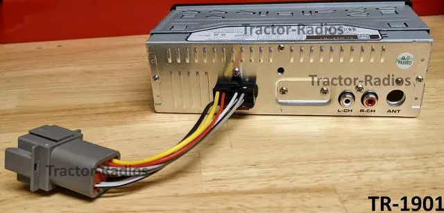 Alt view image 4 of 5 - Caterpillar Plug & Play Tractor Radio Bluetooth Loader Dozer Excavator Cat TR-1901 12v
