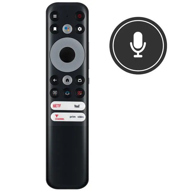 Alt view image 2 of 7 - RC902N FMR1 Replacement Voice Remote Applicable for TCL TV S546 R646 QLED | Mini-LED 4K UHD Smart TV 75R646 65R646 55R646 75S546 65S546 55S546 50S546 43S446 50S446 55S446 65S446 75S446 85S446 98R754