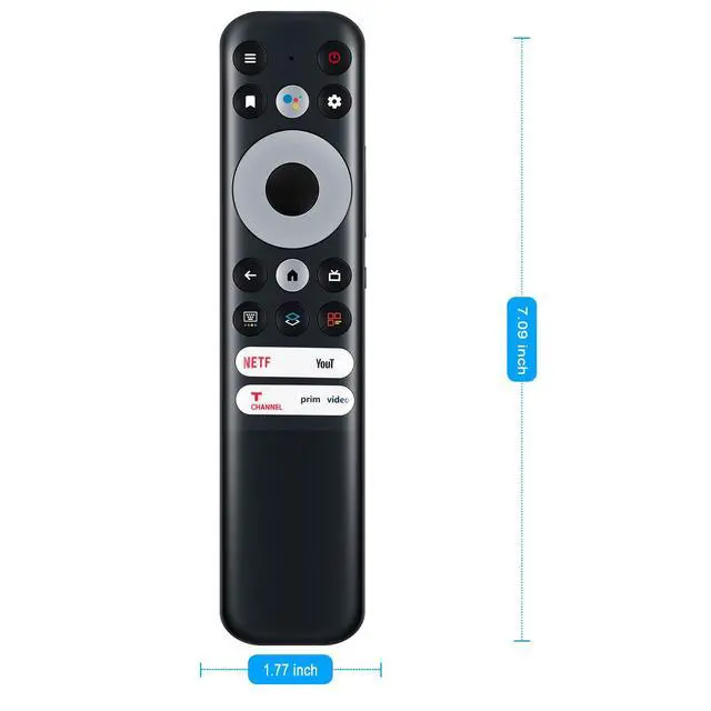 Alt view image 7 of 7 - RC902N FMR1 Replacement Voice Remote Applicable for TCL TV S546 R646 QLED | Mini-LED 4K UHD Smart TV 75R646 65R646 55R646 75S546 65S546 55S546 50S546 43S446 50S446 55S446 65S446 75S446 85S446 98R754