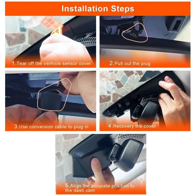 Alt view image 5 of 7 - 4k Dash Cam fit for Ford Lincoln Nautilus Gen2 CDX707 2024-2026 | Integrated OEM Look, UHD 2160P Video, WiFi & App, 64GB Card