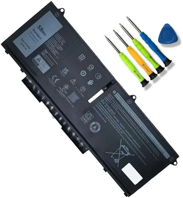 Main image of 07KRV 58Wh Battery Replacement for Dell Latitude 5530 5430 5330 Precision P137G004 P137G006 3570 P104F005 P104F006 Laptop Series Notebook H4PVC O7KRV 0H4PVC Y86WG 0Y86W 15.2V 3625mAh 4-Cells