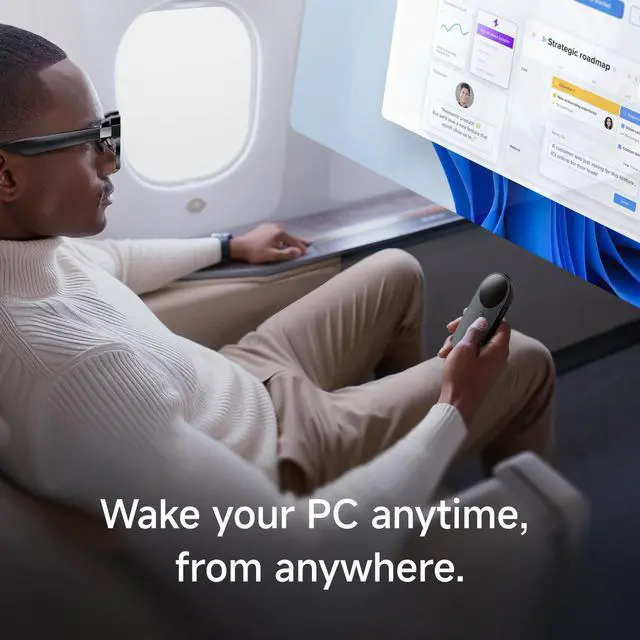 Alt view image 4 of 5 - Wakey Remote PC Wake-Up Dongle for Spatial Computer, Exclusive Wake-on-LAN Smart Switch for Wireless PC Streaming & AR Glasses Ecosystem