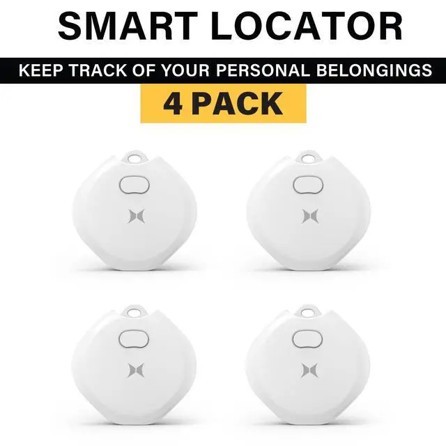 Alt view image 3 of 7 - Rechargeable Air Tracker Tag 4 Pack, Key Finder Compatible with Apple Find My App for iOS iPhone, GPS Live Location Tracker, USB-C Charging, 100dB Alert, Keychain Attachment, Air Locator