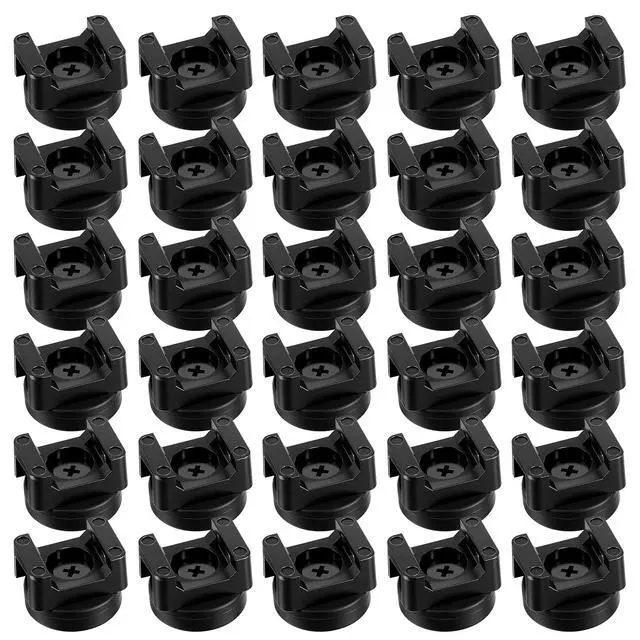 Alt view image 7 of 7 - 30 Pack Magnetic Zip Tie Mount Base Heavy Duty Magnetic Cable Zip Tie Base, Wire Holder Multipurpose Cable Ties Management Base Wire Clips Management for Home Office Marine Electrical Wiring (22 mm)
