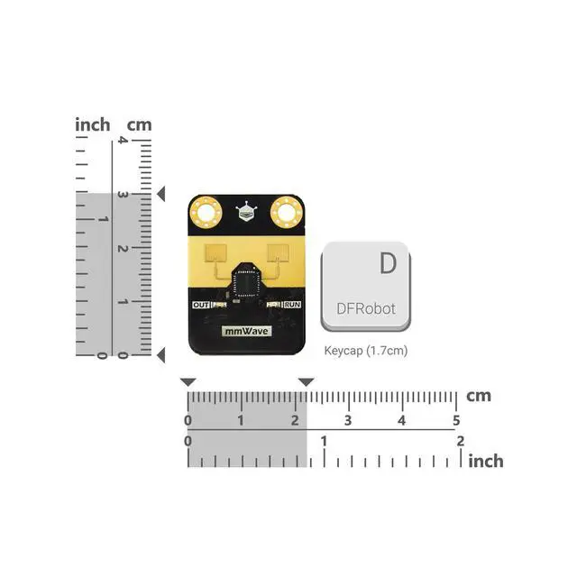 Alt view image 2 of 5 - Gravity: mmWave C4001 24GHz Human Presence Detection Sensor (12 Meters, I2C & UART)