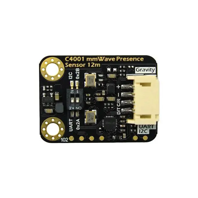 Alt view image 3 of 5 - Gravity: mmWave C4001 24GHz Human Presence Detection Sensor (12 Meters, I2C & UART)